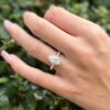 Tacori 1.5ct Pear Diamond Halo Engagement Ring GIA D SI1 Platinum Sz-6, view 10