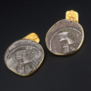 Luisa Del Valle 18k 20k Gold Ancient Parthan Artabanus Coin Cufflinks, view 1