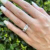 14k Gold 1.2 ctw Diamond Princess Bridal Set Engagement Ring Size 5.25, view 9