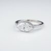 East West 14k Gold 1.3ct Marquise Diamond Engagement Ring Size 7 VVS2 GIA, view 6