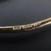 Jean Mahie Blue Topaz Pendant Brooch 9k Yellow Gold, view 4
