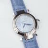 Pasha de Cartier Ladies Watch 18k Gold Ice Blue Diamond Dial 2813 33mm Rare, view 1