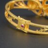 Masriera Enamel Diamond Bracelet Snail 18k Gold 6.25, view 4