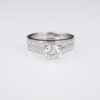 Martin Flyer 18k Gold 2 ctw Diamond Bridal Set Engagement Ring Size 5.75, view 2