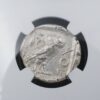 Ancient Greece Athens Attica Tetradrachm 440-404 BC Silver Coin NGC AU 5/5, view 2