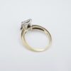 Vintage Bluebonnet 2 Tone 14k Gold 2/3ct Diamond Engagement Ring Size 6, view 6