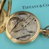1920s Solid 18k Yellow Gold Tiffany & Co Pocket Watch New York Winds & Runs, view 7