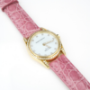 Girard-Perregaux 18k Yellow Gold Diamond Watch Pink Leather 29mm Ladies, view 1