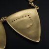 Larry Golsh Necklace 18k Gold Diamond Shield Panel Pala Mission 18", view 5