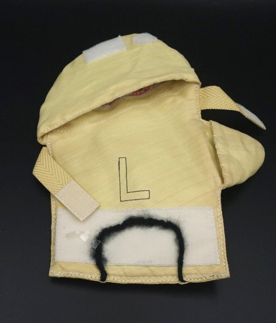 Museum Grade NASA Astronaut Thermal Mitten EMU Class III shown worn