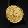 Kushan Empire Vasudeva Gold Coin Authentic Indo Greek, view 1