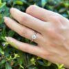 14k 0.8ct Natural Diamond Solitaire Engagement Ring Size 5.25 GIA G SI2, view 2