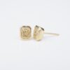 GIA Yellow Diamond Stud Earrings 2.26 ctw 18k Gold Radiant Natural VVS1, view 4