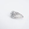 Vintage 1930s Platinum Diamond Ring Engagement 1 carat Euro Cut OEC, view 6