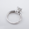 1.5ct 18k White Gold Princess Diamond Engagement Ring Size 5.75 EGL, view 4