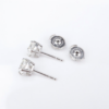 Tiffany Platinum Lucida Diamond Stud Earrings 2.19 carat VVS with Box, view 8