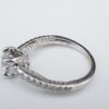 Zales 14k White Gold 1 ctw RBC Diamond Halo Engagement Ring, view 6