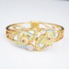 Masriera Enamel Diamond Bracelet Snail 18k Gold 6.25, view 6