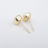 GIA Yellow Diamond Stud Earrings 2.26 ctw 18k Gold Radiant Natural VVS1, view 5