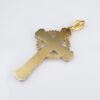 1870's Henry Tessier 18k Natural Pearl Diamond Enamel Cross Pendant w Box, view 6