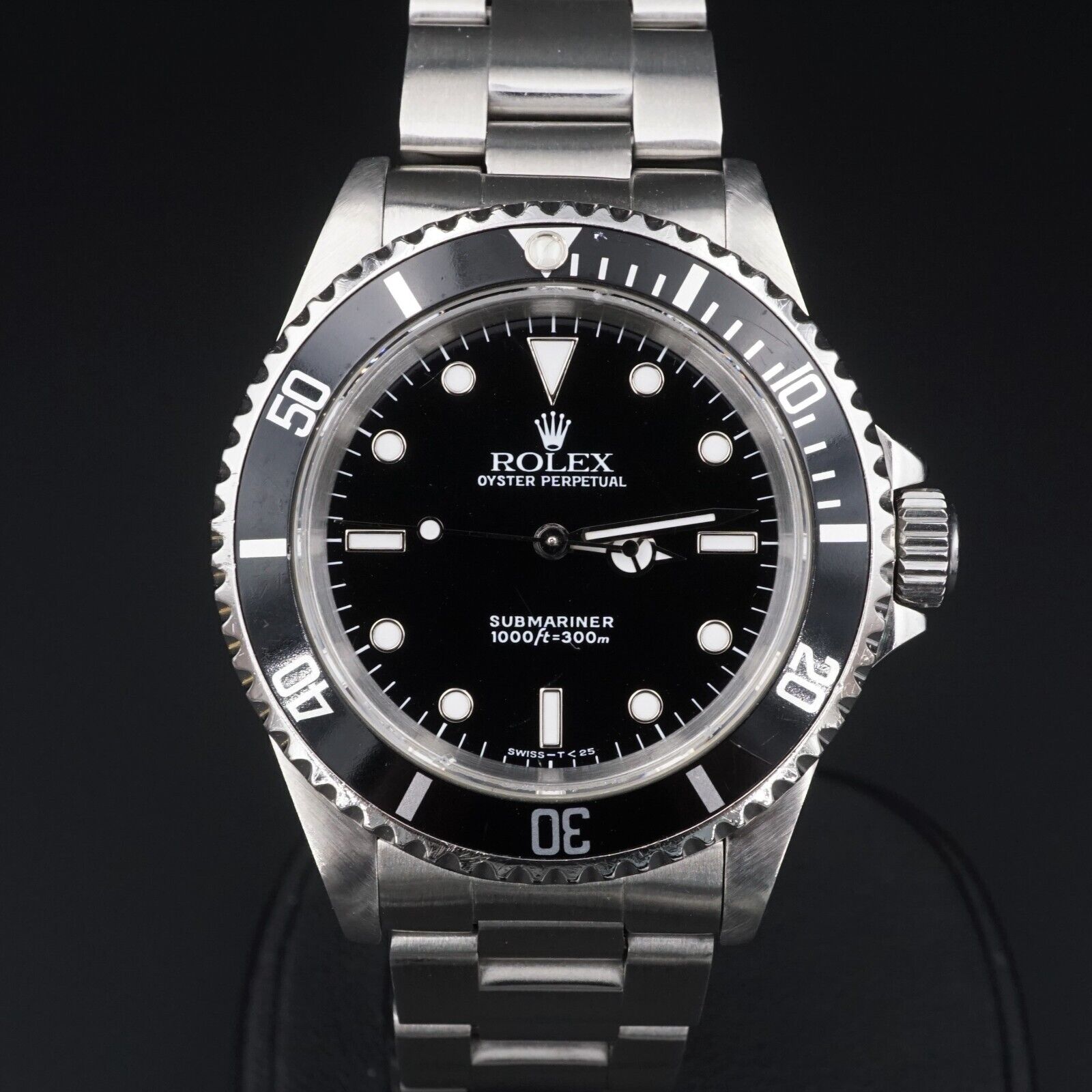 1991 Rolex Submariner No Date 14060 Black Dial 40mm Warranty, view 1