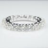 14k White Gold 2.75 carat Diamond Eternity Band Size 7, view 6