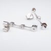 H. Stern 18k White Gold Diamond Fancy Chocolate Diamond Drop Earrings, view 4