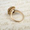 Antique Egyptian Revival Micro Mosaic Ring Scarab 14k 18k Gold Size 6.5, view 6