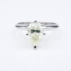 14k Green Yellow Diamond Engagement Ring GIA Fancy 1.5ct Sz 6 Solitaire, view 1