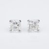 Tiffany Platinum Lucida Diamond Stud Earrings 2.19 carat VVS with Box, view 1