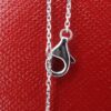 Cartier Diamond Halo Destinée Necklace Platinum Pendant 16.5" Card Pouch, view 6