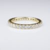 JE Caldwell 18k Gold 1ct Diamond Eternity Band Ring Size 6.75, view 1