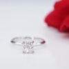 James Allen 0.9ct Diamond Engagement Ring Solitaire 14k Sz 5.5 F SI2 GIA, view 1