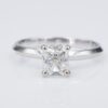 James Allen 0.9ct Diamond Engagement Ring Solitaire 14k Sz 5.5 F SI2 GIA, view 3