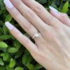 James Allen 0.9ct Diamond Engagement Ring Solitaire 14k Sz 5.5 F SI2 GIA, view 5