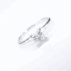 14k Diamond Engagement Ring Princess D SI1 Solitaire 3/4 ct EGL Cert Sz 7, view 5