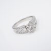 14k Diamond Engagement Ring White Gold 2 ctw Size 6.75, view 4