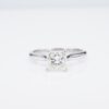 14k Gold 1ct Diamond Engagement Ring Solitaire Princess H VS1 Size 6.5, view 4