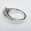 14k Diamond Engagement Ring Double Halo White Gold 0.8ct Size 7 VS1 NWOT, view 5