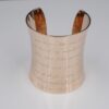 Tiffany Wide Rose Gold Rubedo Cuff Bracelet w/ Engraved Amy Lowell Poem, view 4