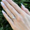 14k Diamond Engagement Ring Princess D SI1 Solitaire 3/4 ct EGL Cert Sz 7, view 9