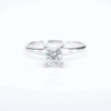 14k Diamond Engagement Ring Princess D SI1 Solitaire 3/4 ct EGL Cert Sz 7, view 4