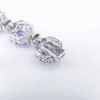 14k White Gold Tanzanite Diamond Bracelet Natural 7" Vintage, view 6