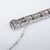 Art Deco Sapphire Diamond Bracelet Platinum Antique 9 carats 7.25", view 11
