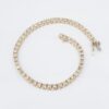 14k Yellow Gold Natural 3.25 cttw Diamond Tennis Bracelet 7.5", view 4