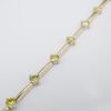 14k Gold Yellow Diamond Tennis Bracelet 2.75 ctw 7", view 3