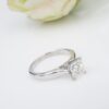 14k Gold 1ct Diamond Engagement Ring Solitaire Princess H VS1 Size 6.5, view 5