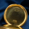 1880s 18k Yellow Gold Patek Philippe Co Pocket Watch MW Shaw Tx Dbl Hunter, view 8