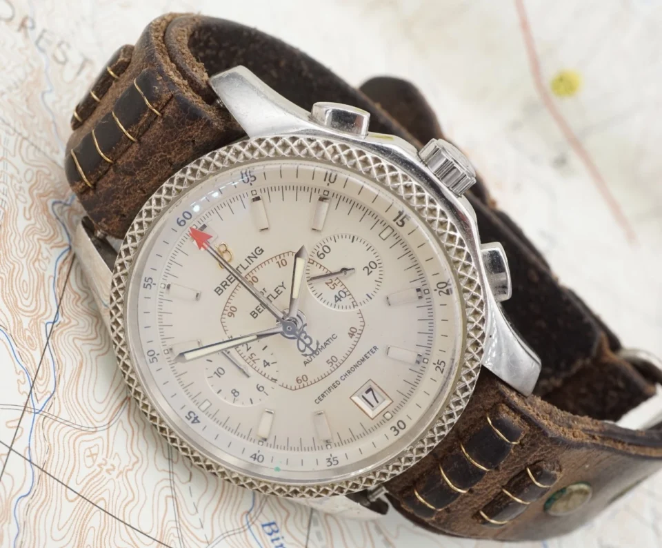 Breitling Bentley Mark VI Special Edition P26362 Steel Platinum Bezel Auto W1254