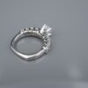 Diamond Engagement Ring 18k White Gold Platinum 2 ctw Size 6.75 GIA G VS2, view 10
